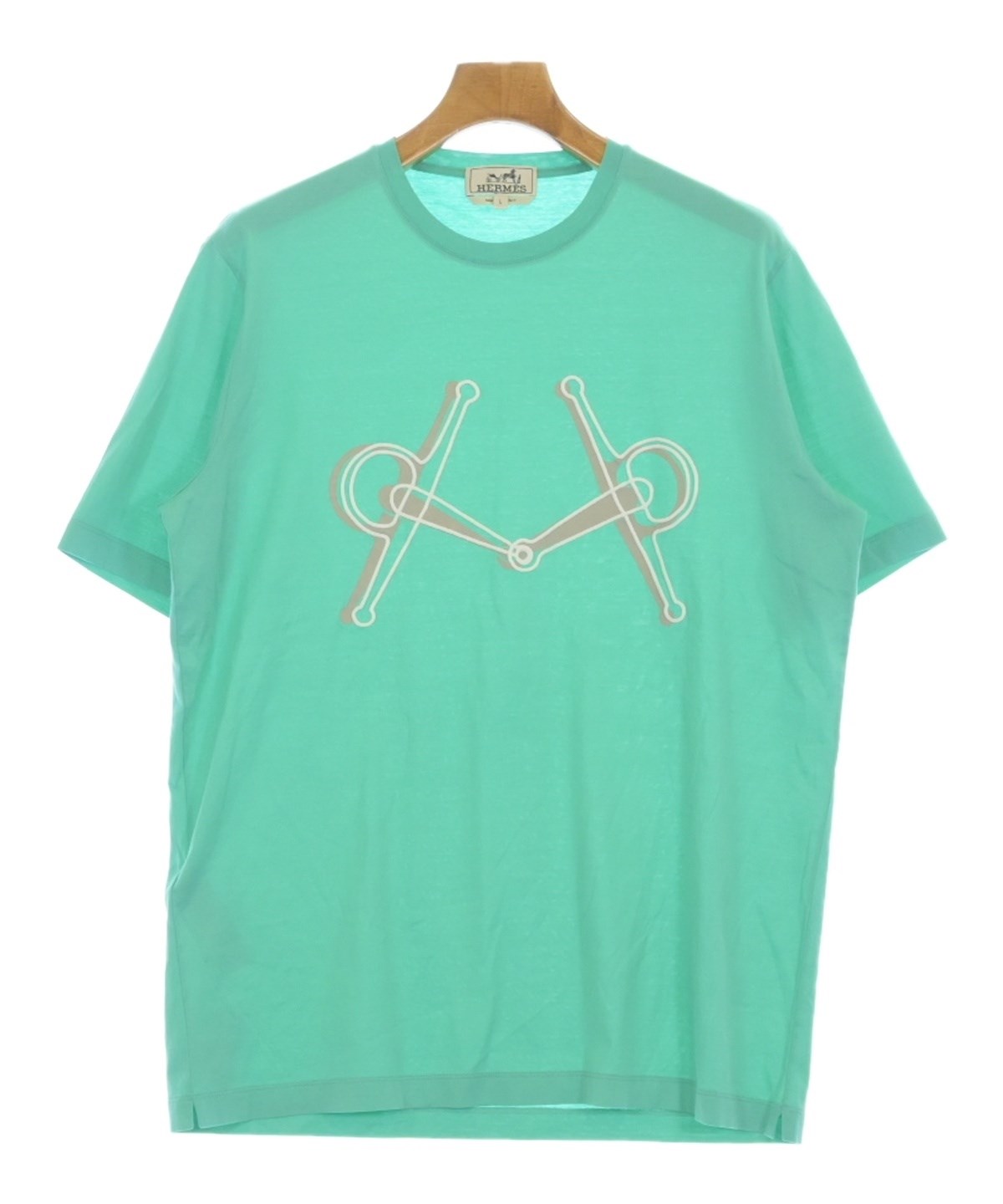 HERMÈS Tシャツカットソー未使用品42 HERMES（エルメス）Tシャツ・カットソー 緑 サイズ:L メンズ