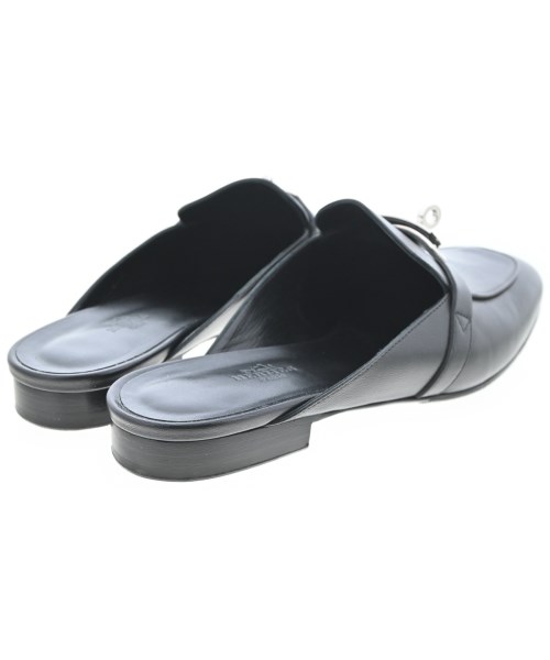 HERMES（エルメス）サンダル 黒 サイズ:EU38 1/2(25cm位) レディース/2200705806022