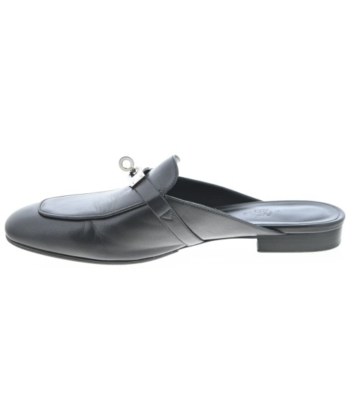 HERMES（エルメス）サンダル 黒 サイズ:EU38 1/2(25cm位) レディース/2200705806022