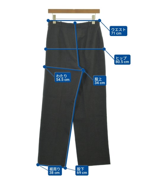 HERMES（エルメス）スラックス グレー サイズ:40(M位) レディース/2200707977041