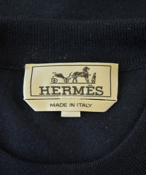 HERMES（エルメス）ニット・セーター 紺 サイズ:L メンズ/2200707771045