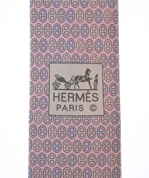 HERMES（エルメス）ネクタイ ピンク サイズ:- メンズ/2200708497012