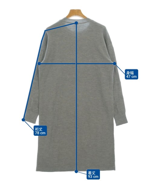 HERMES（エルメス）ワンピース グレー サイズ:38(S位) レディース/2200708863046