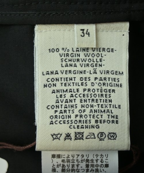 HERMES（エルメス）ひざ丈スカート 黒 サイズ:34(XXS位) レディース/2200708863077