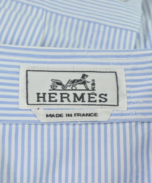 HERMES（エルメス）カジュアルシャツ 青 サイズ:42(XXL位) メンズ/2200708863084