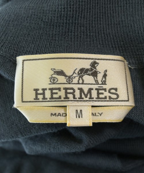 HERMES（エルメス）ニット・セーター 青 サイズ:M メンズ/2200709381037
