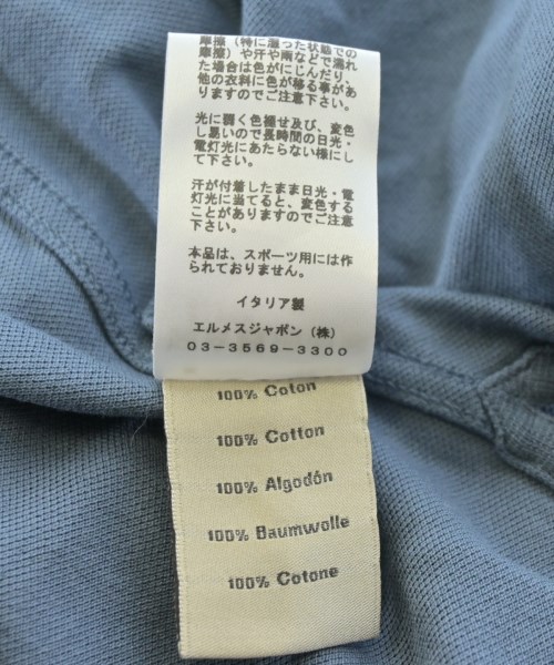 HERMES（エルメス）Tシャツ・カットソー 青 サイズ:XL メンズ/2200662803065