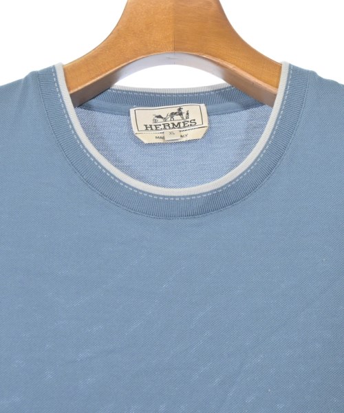 HERMES（エルメス）Tシャツ・カットソー 青 サイズ:XL メンズ/2200662803065