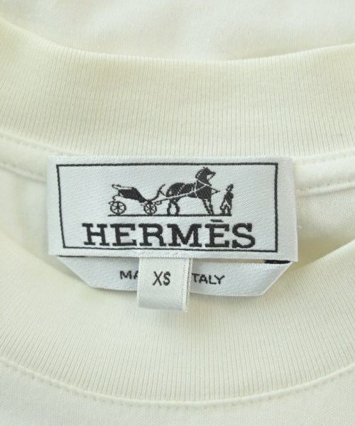 HERMES（エルメス）Tシャツ・カットソー 白 サイズ:XS メンズ/2200662803089