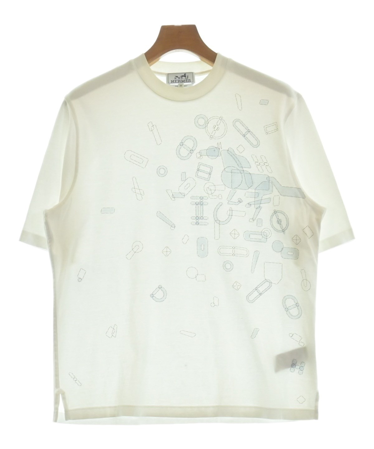 HERMES（エルメス）Tシャツ・カットソー 白 サイズ:XS メンズ