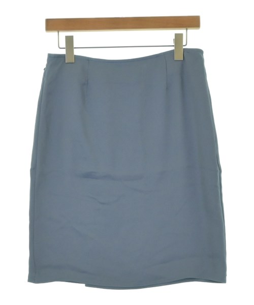 HERMES（エルメス）ひざ丈スカート 青 サイズ:38(S位) レディース/2200662803102