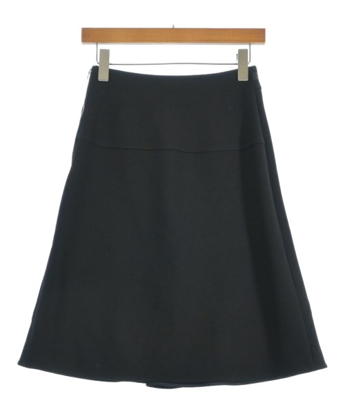 HERMES（エルメス）ひざ丈スカート 黒 サイズ:34(XXS位) レディース/2200662803119