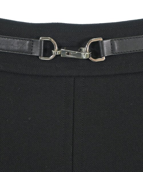 HERMES（エルメス）ひざ丈スカート 黒 サイズ:34(XXS位) レディース/2200662803119