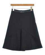 HERMES（エルメス）ひざ丈スカート 黒 サイズ:34(XXS位) レディース/2200662803119