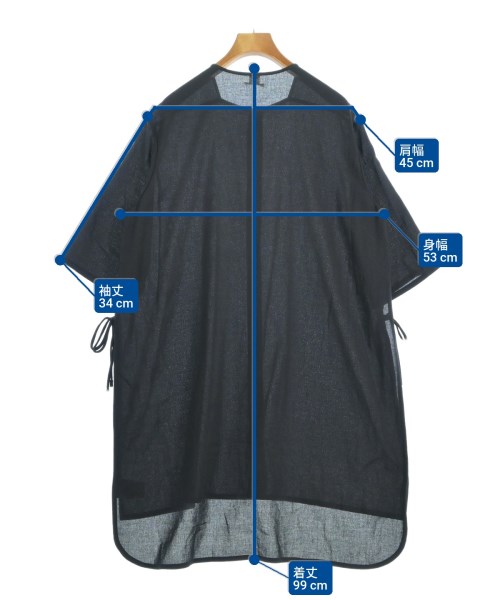 HERMES（エルメス）ブラウス 紺 サイズ:34(XXS位) レディース/2200662803126