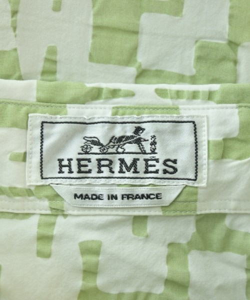 HERMES（エルメス）カジュアルシャツ 緑 サイズ:39(M位) メンズ/2200662803133