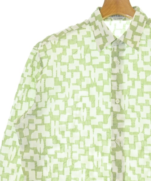 HERMES（エルメス）カジュアルシャツ 緑 サイズ:39(M位) メンズ/2200662803133