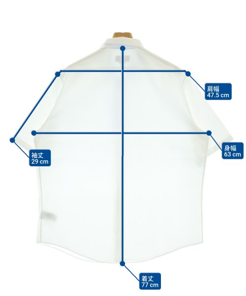 HERMES（エルメス）カジュアルシャツ 白 サイズ:43(XXL位) メンズ/2200662803140