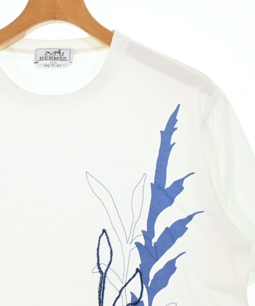 HERMES（エルメス）Tシャツ・カットソー 白 サイズ:L メンズ/2200662803171