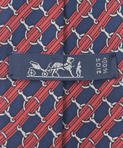 HERMES（エルメス）ネクタイ 赤 サイズ:- メンズ/2200663017096