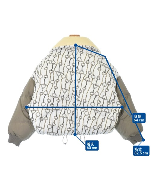 HERMES（エルメス）ダウンジャケット/ダウンベスト 白 サイズ:36(XS位) レディース/2200662037019