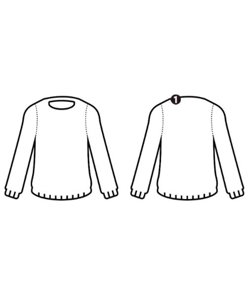 HERMES（エルメス）ニット・セーター 黒 サイズ:S メンズ/2200663596010