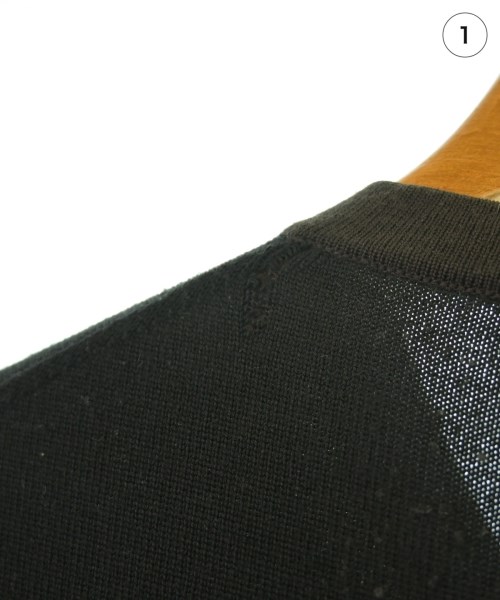 HERMES（エルメス）ニット・セーター 黒 サイズ:S メンズ/2200663596010