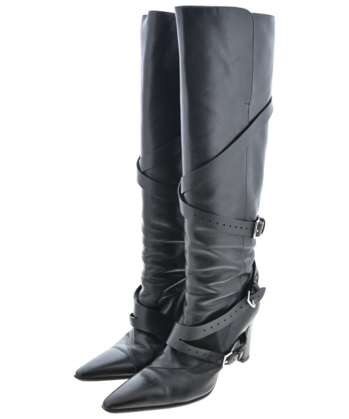 HERMES(エルメス)ブーツ 黒 サイズ:EU38(24.5cm位)/2200657551407
