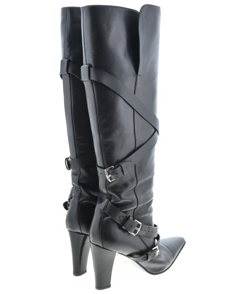 HERMES（エルメス）ブーツ 黒 サイズ:EU38(24.5cm位) レディース/2200657551407