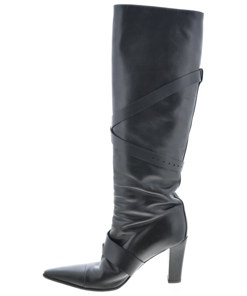 HERMES（エルメス）ブーツ 黒 サイズ:EU38(24.5cm位) レディース/2200657551407