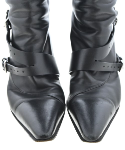HERMES（エルメス）ブーツ 黒 サイズ:EU38(24.5cm位) レディース/2200657551407