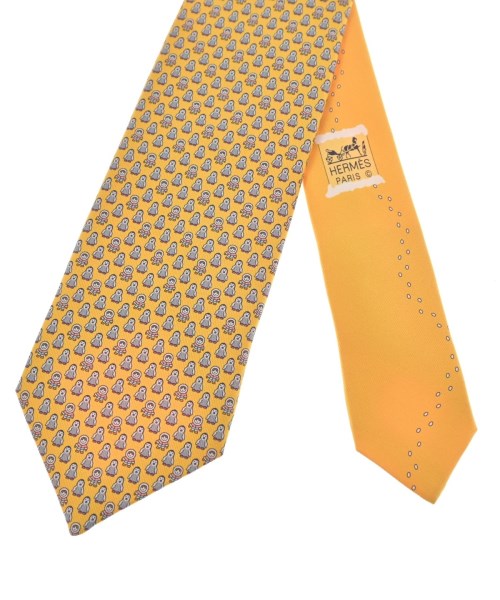 HERMES（エルメス）ネクタイ 黄 サイズ:- メンズ/2200660438177