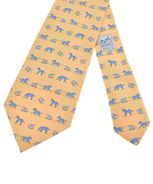 HERMES（エルメス）ネクタイ 黄 サイズ:- メンズ/2200660438184