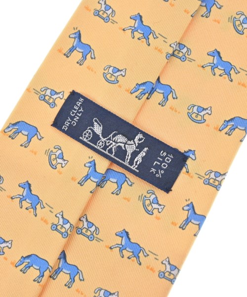 HERMES（エルメス）ネクタイ 黄 サイズ:- メンズ/2200660438184