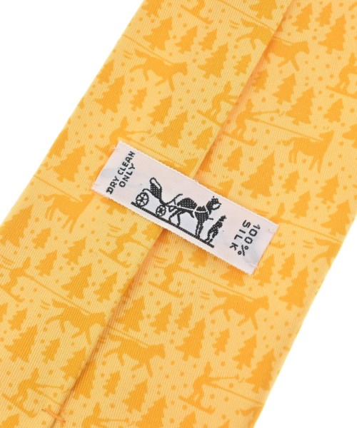 HERMES（エルメス）ネクタイ 黄 サイズ:- メンズ/2200660438191