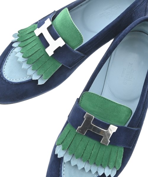 HERMES（エルメス）ビジネス・ドレスシューズ 紺 サイズ:EU36(22.5cm位) レディース/2200652626100