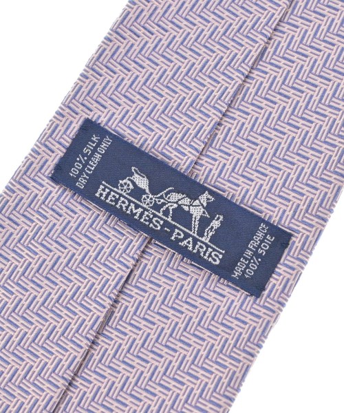 HERMES（エルメス）ネクタイ ピンク サイズ:- メンズ/2200661679500