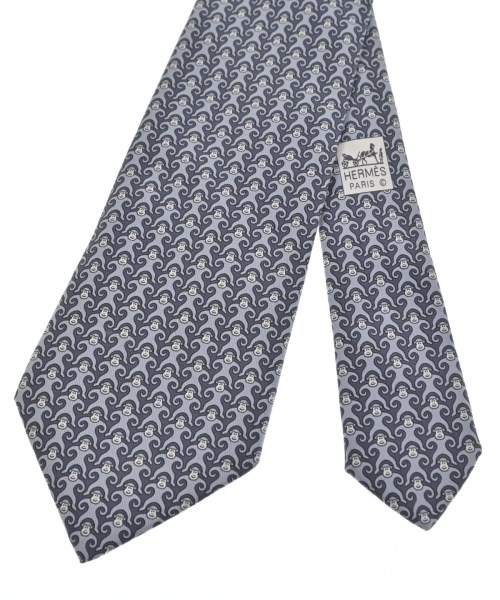 HERMES（エルメス）ネクタイ グレー サイズ:- メンズ/2200661679517