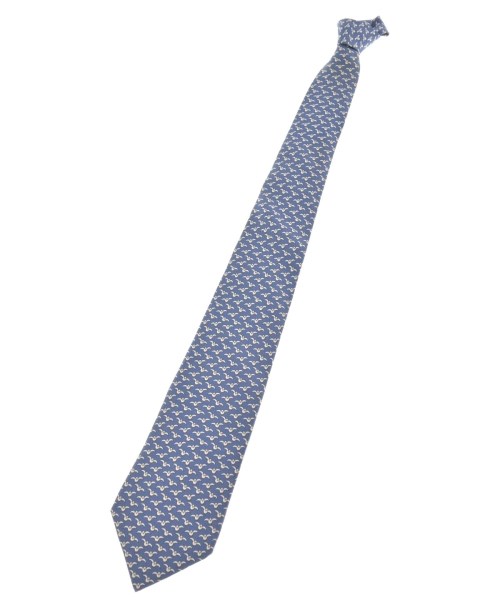 HERMES(エルメス)ネクタイ 青 サイズ:-/2200661679531