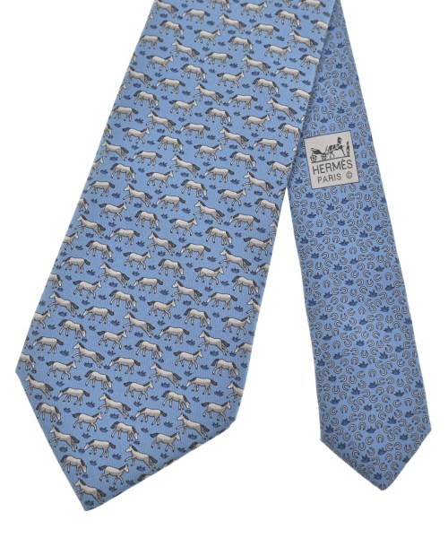 HERMES（エルメス）ネクタイ 青 サイズ:- メンズ/2200661679562