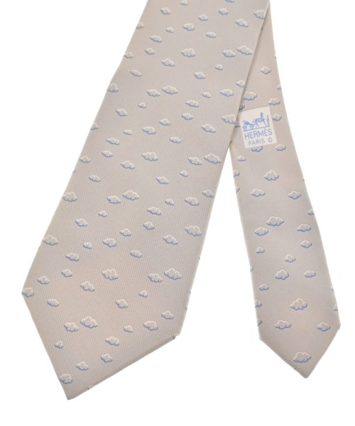 HERMES（エルメス）ネクタイ ベージュ サイズ:- メンズ/2200661679586