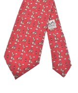 HERMES（エルメス）ネクタイ 赤 サイズ:- メンズ/2200661679593