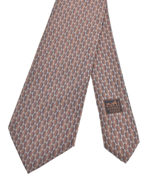 HERMES（エルメス）ネクタイ 茶 サイズ:- メンズ/2200661679609