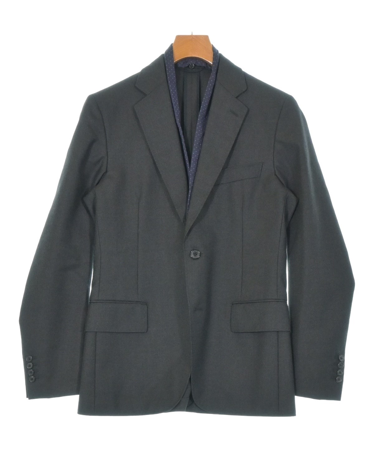 HERMES テーラードジャケット 46 グレー系 HERMES（エルメス）カジュアルジャケット グレー サイズ:46(M位