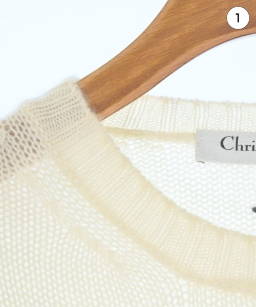 Christian Dior（クリスチャンディオール）ニット・セーター 白 サイズ:40(M位) レディース/2200664898120