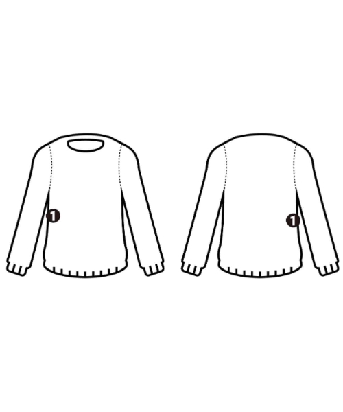 HERMES（エルメス）ニット・セーター 紺 サイズ:34(XXS位) レディース/2200664898298