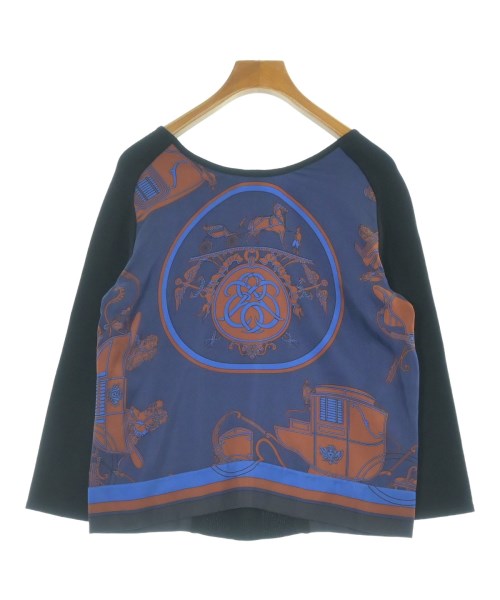 HERMES（エルメス）ニット・セーター 紺 サイズ:34(XXS位) レディース/2200664898298