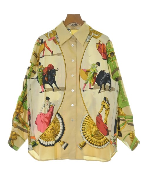 HERMES(エルメス)カジュアルシャツ ベージュ サイズ:38(S位)/2200664977054