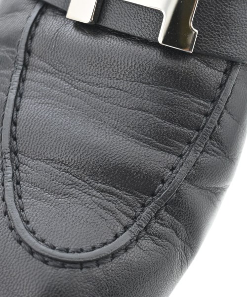 HERMES（エルメス）ドレスシューズ/ローファー 黒 サイズ:EU37 1/2(24cm位) レディース/2200664977085