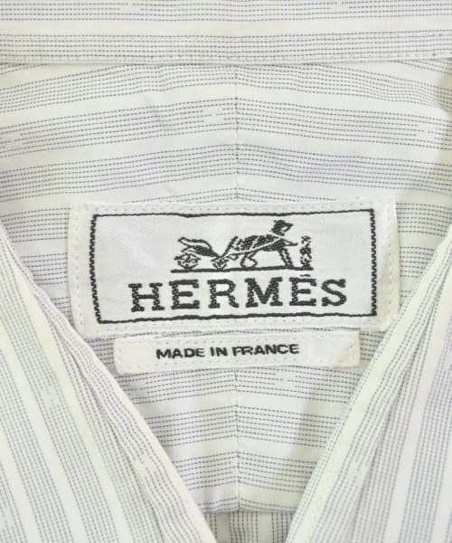 HERMES（エルメス）カジュアルシャツ グレー サイズ:16 1/2(XL位) メンズ/2200665310010